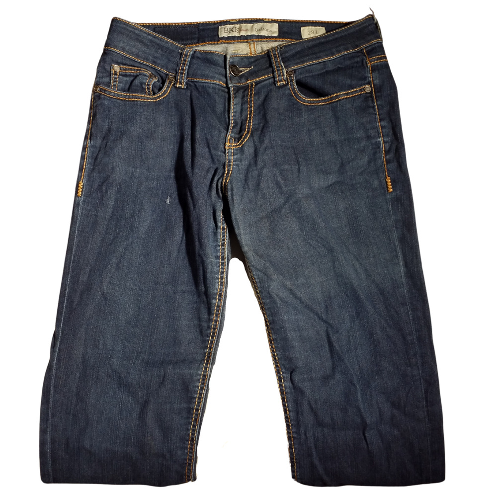BKE Dakota Boot Cut Jeans Women’s 26L Dark Wash Stretch Denim